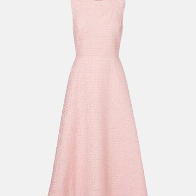 Carolina Herrera Bow-Detail Midi Dress