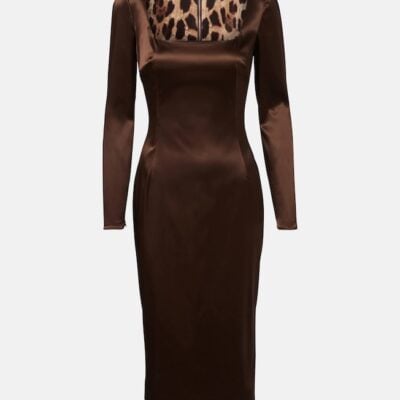 Dolce&Gabbana Satin Midi Dress
