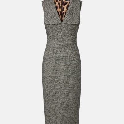 Dolce&Gabbana Wool-Blend Midi Dress