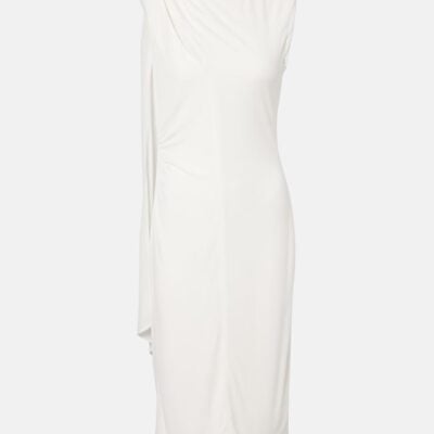 Tom Ford Cutout Crepe Jersey Midi Dress