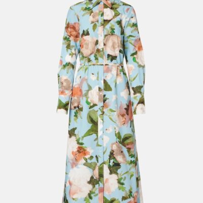 Erdem Floral Shirt Dress