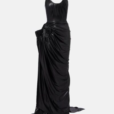 Maticevski Lexicon Draped Gathered Gown