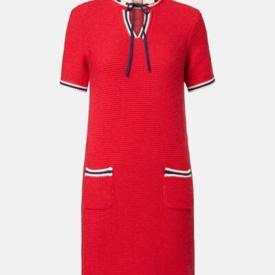 Valentino Cotton And Wool Minidress