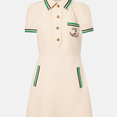 Valentino Chez Valentino Crepe Couture Minidress