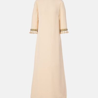 Valentino Cady Couture Embellished Silk Gown