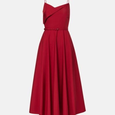 Roland Mouret Cotton Poplin Midi Dress