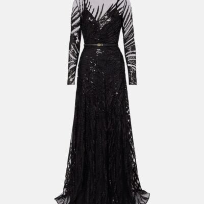 Elie Saab Embellished Gown