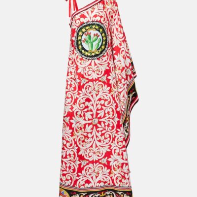 Dolce&Gabbana Taormina Printed Silk Kaftan
