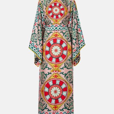 Dolce&Gabbana Printed Silk Gown