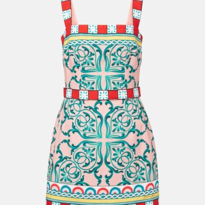 Dolce&Gabbana Taormina Printed Cotton-Blend Minidress