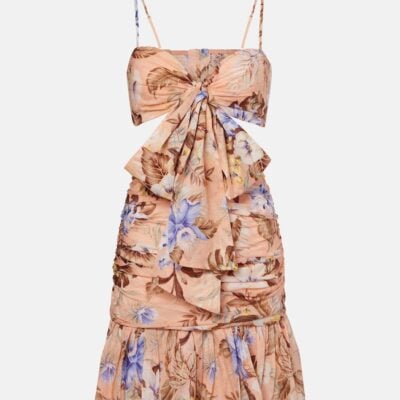 Zimmermann Coco Floral Cotton Minidress