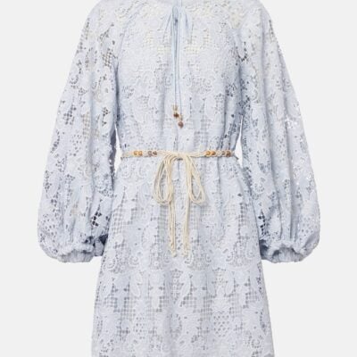 Zimmermann Belted Lace Minidress