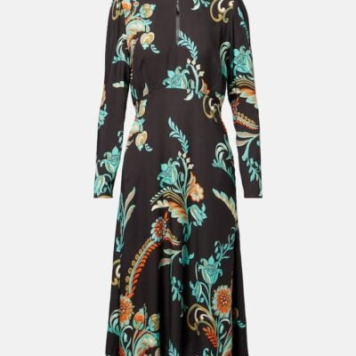 Etro Floral Midi Dress
