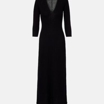 Isabel Marant Salina Wool-Blend Maxi Dress