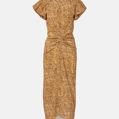 Isabel Marant Terena Printed Silk-Blend Midi Dress