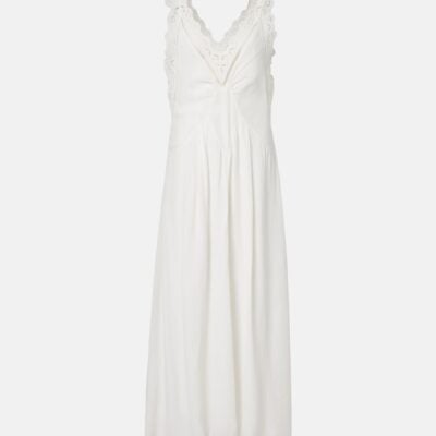 Isabel Marant Freda Broderie Anglaise Maxi Dress