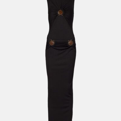 Christopher Esber Disconnect Embellished Maxi Dress