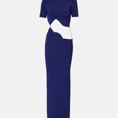 Christopher Esber Lattice Separation Cutout Maxi Dress