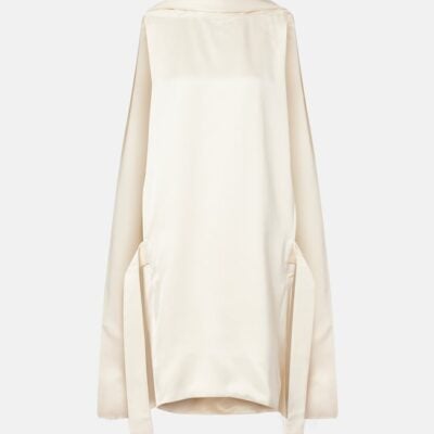 Toteme Cocoon Deconstructed Satin Minidress