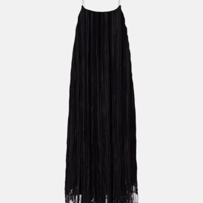 Toteme Embroidered Floral Tulle Maxi Dress