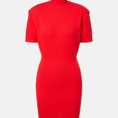 Jacquemus Knitted Wool And Cashmere Minidress