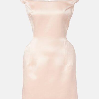 Magda Butrym Silk Satin Minidress
