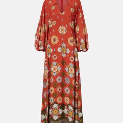 La Doublej Diva Printed Maxi Dress