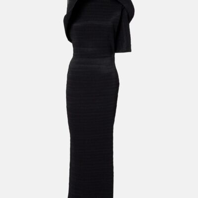 Magda Butrym Caped Cocktail Dress