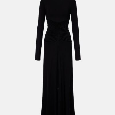 Max Mara Doppia Gathered Maxi Dress