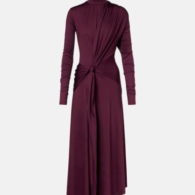 Victoria Beckham Jersey Midi Dress