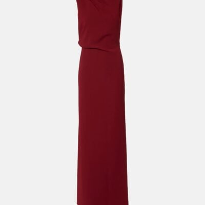 Max Mara Draped Maxi Dress