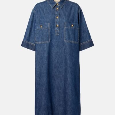 Valentino Denim Shirt Dress