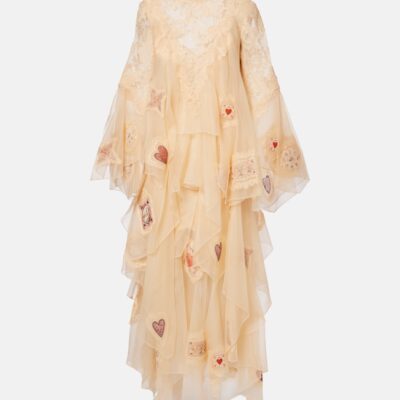 Zimmermann Hypnotic Cascading Silk Organza Gown