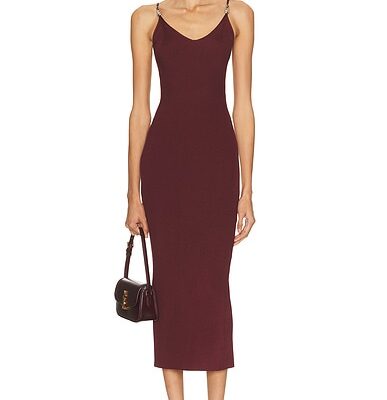 VERSACE Knit Midi Dress