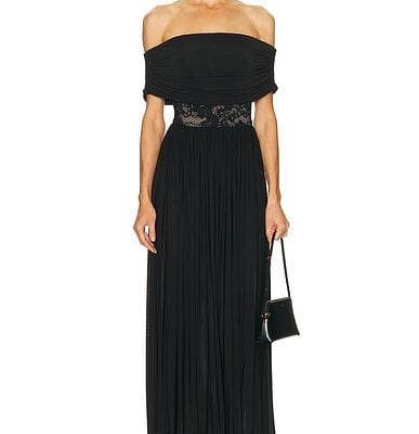 Zimmermann Strech Lace And Jersey Dress