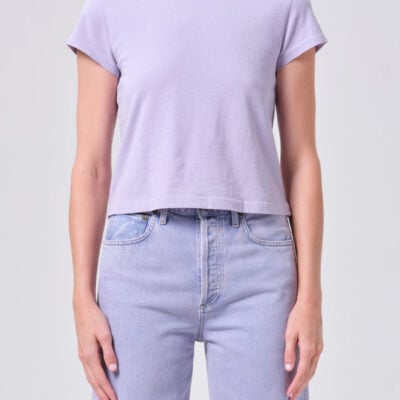 Adine Shrunken Tee in Lilac