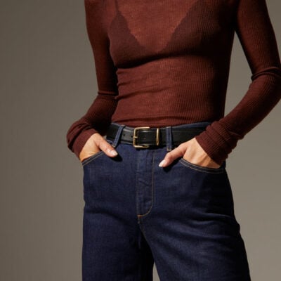 Americano Tissue Cashmere Long Sleeve Baby Tee