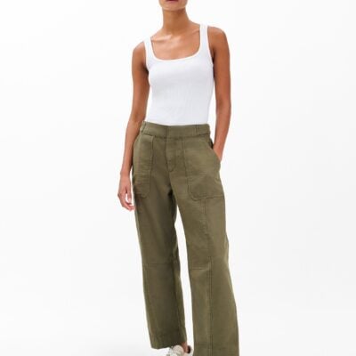 Anita Cropped Cotton Pants
