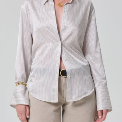 Camilia Shirt in Sandstone Stripe