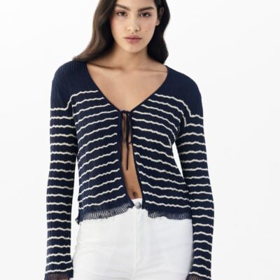 Chiara Striped Cardigan