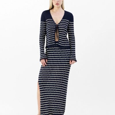 Chiara Striped Maxi Skirt