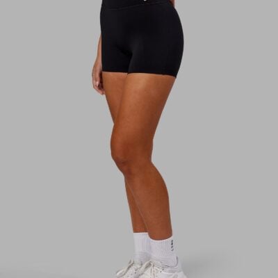 Elixir Ultra High-Rise 4" Short - Black | LSKD