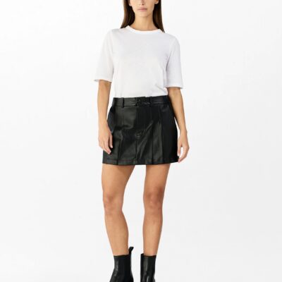 Esme Faux Leather Skort