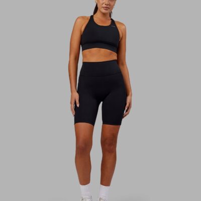 Fusion Ultra High-Rise 9" Short Pockets - Black | LSKD
