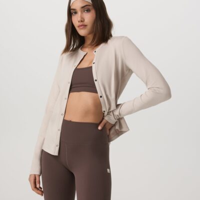 Long Sleeve Halo Snap Cardigan