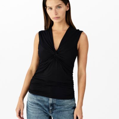 Luca Twist Short-Sleeve Top