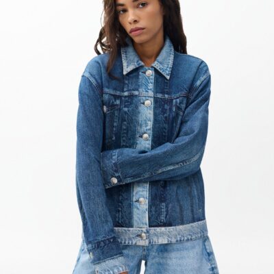 Miramar Oversized Combo Trucker Jacket