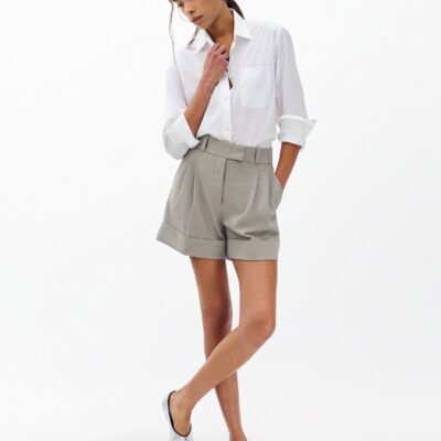 Neila Italian Stretch Wool Shorts