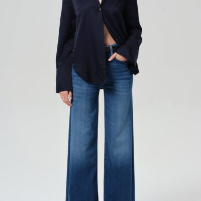 Petite Lyra Long Wide Leg in Ambry