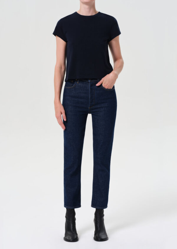 Agolde Riley High Rise Straight Crop (Stretch) In Reissue - Miss Nelly
